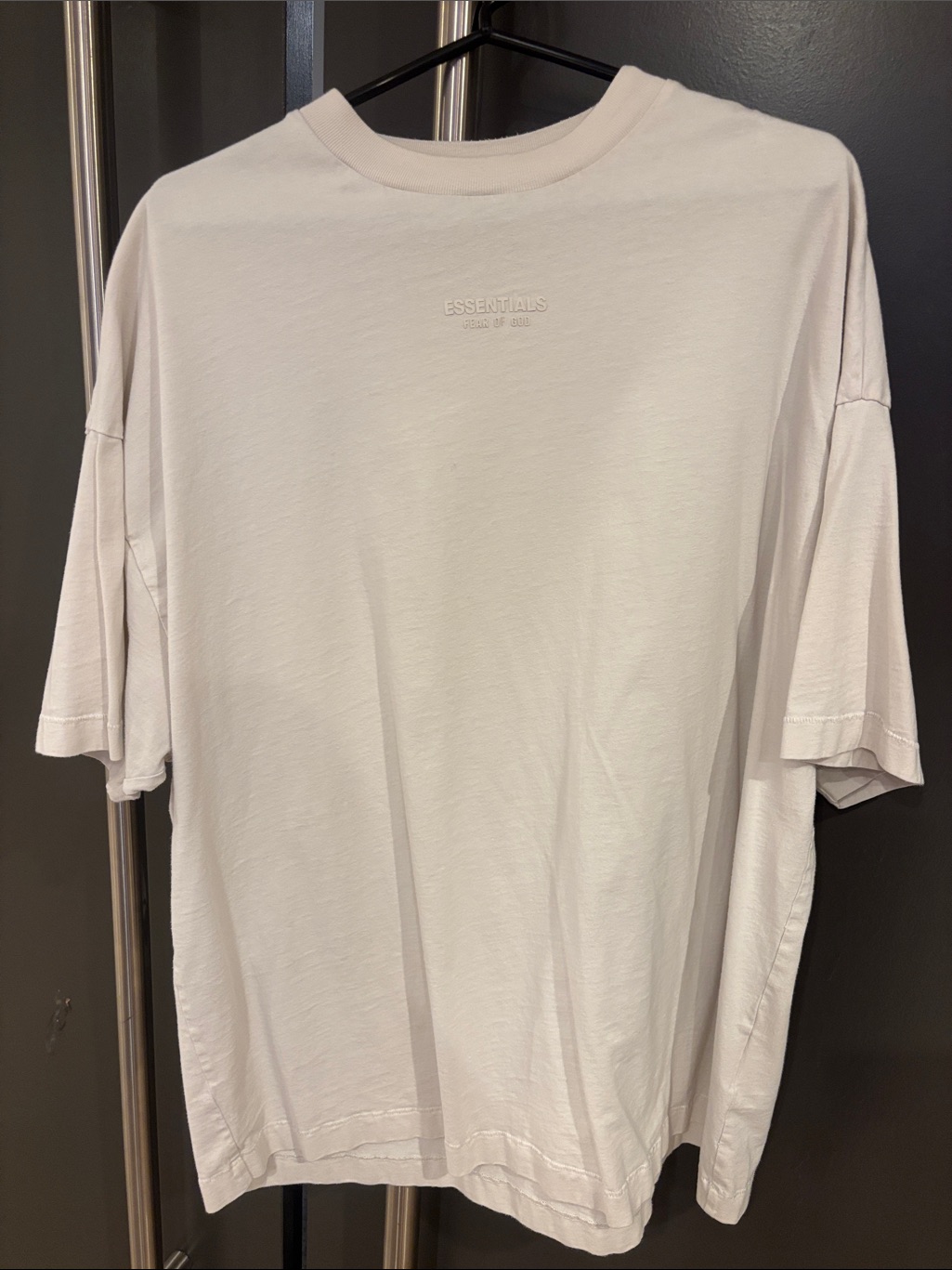 Cream Essentials Fear Of God Oversized T Shirt, Size M